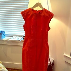 Banana Republic Salmon Stretch Sheath Dress Size 4